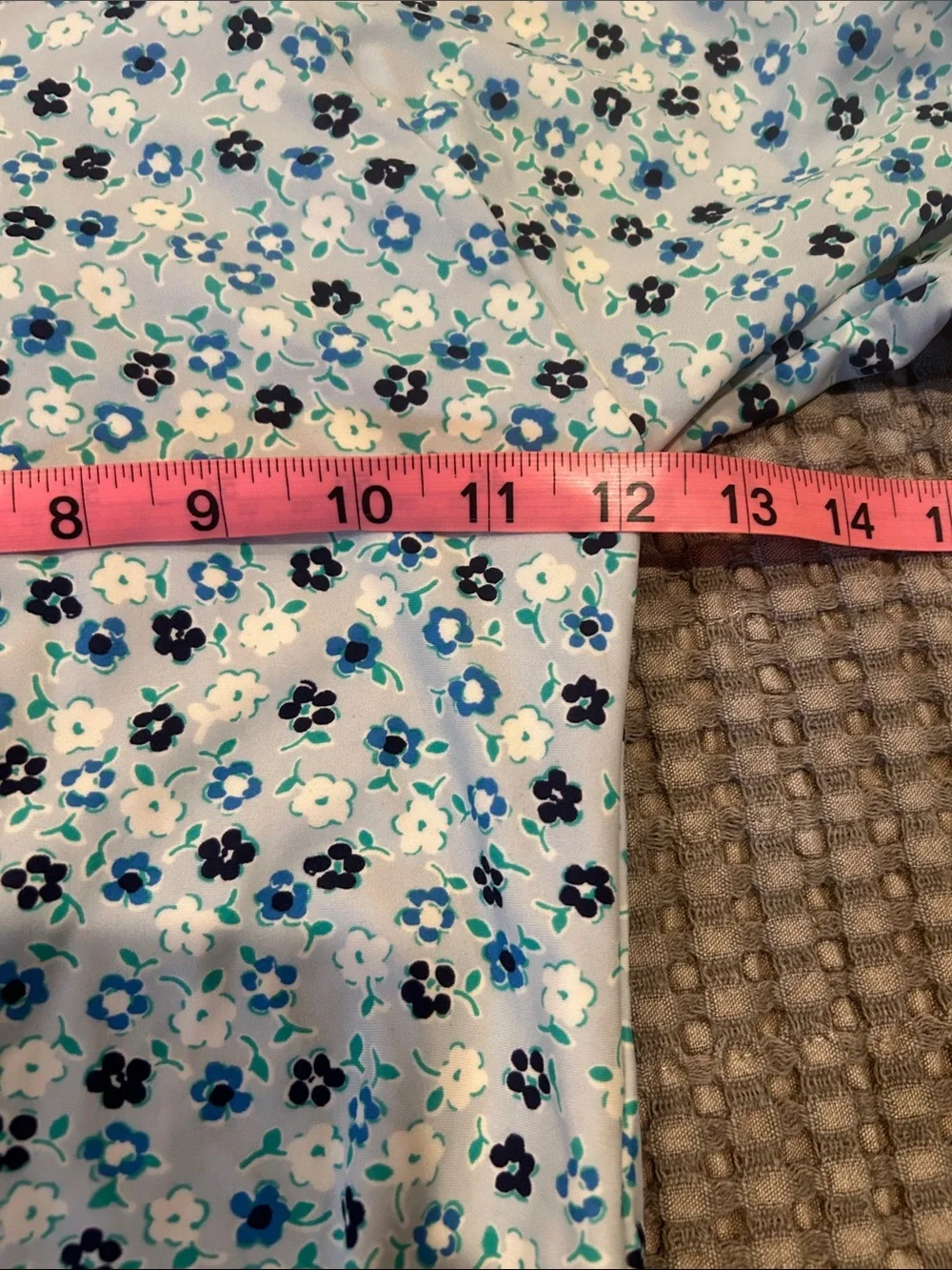 Crewcuts Girls Floral Long-Sleeve Rash Guard Swimsuit  Light Blue